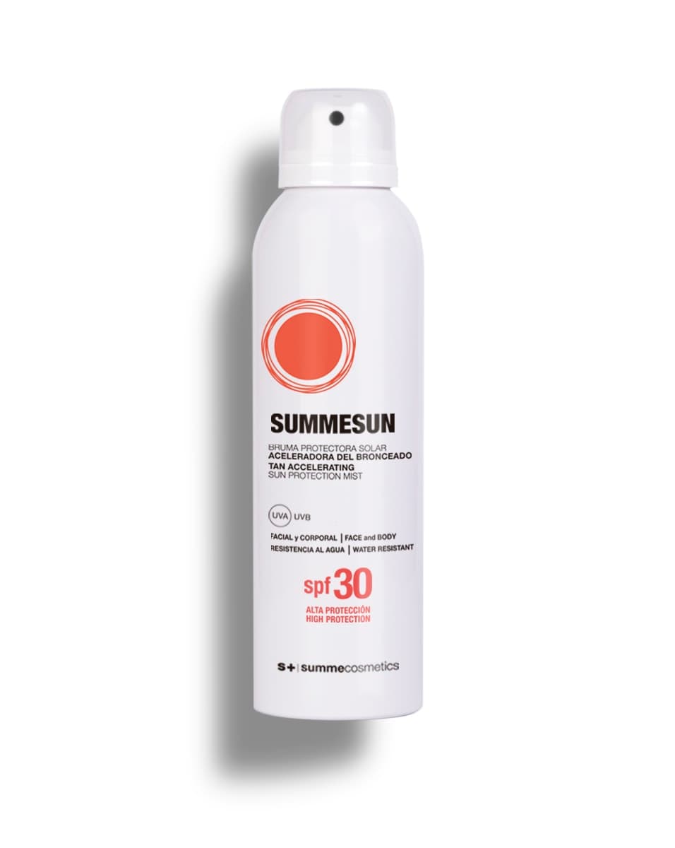 Солнцезащитный спрей-мист для быстрого загара Summesun SPF30+ tan accelerating, 200 мл