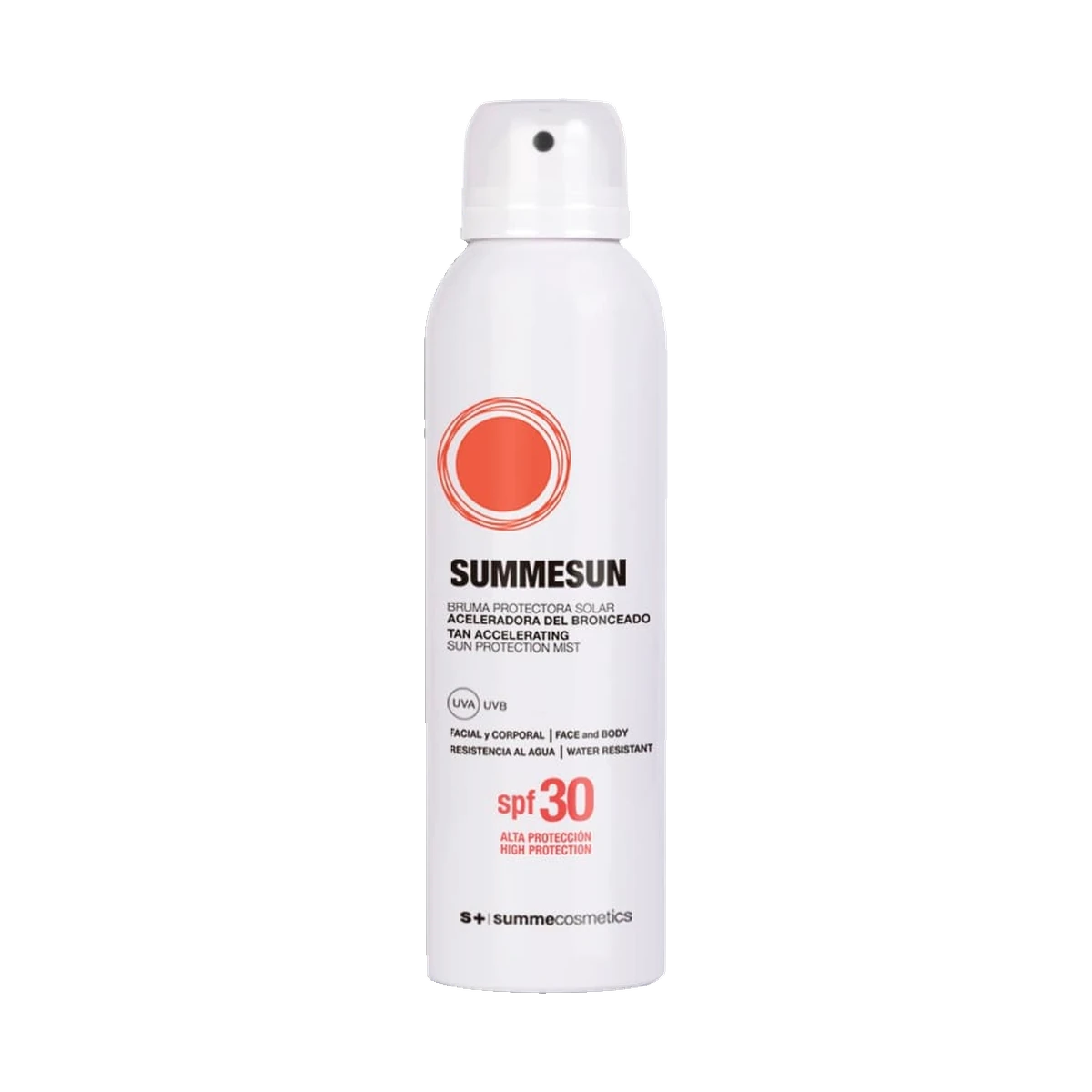 SummeCosmetics Солнцезащитный спрей-мист для быстрого загара Summesun SPF30+ TAN accelerating, 200 мл