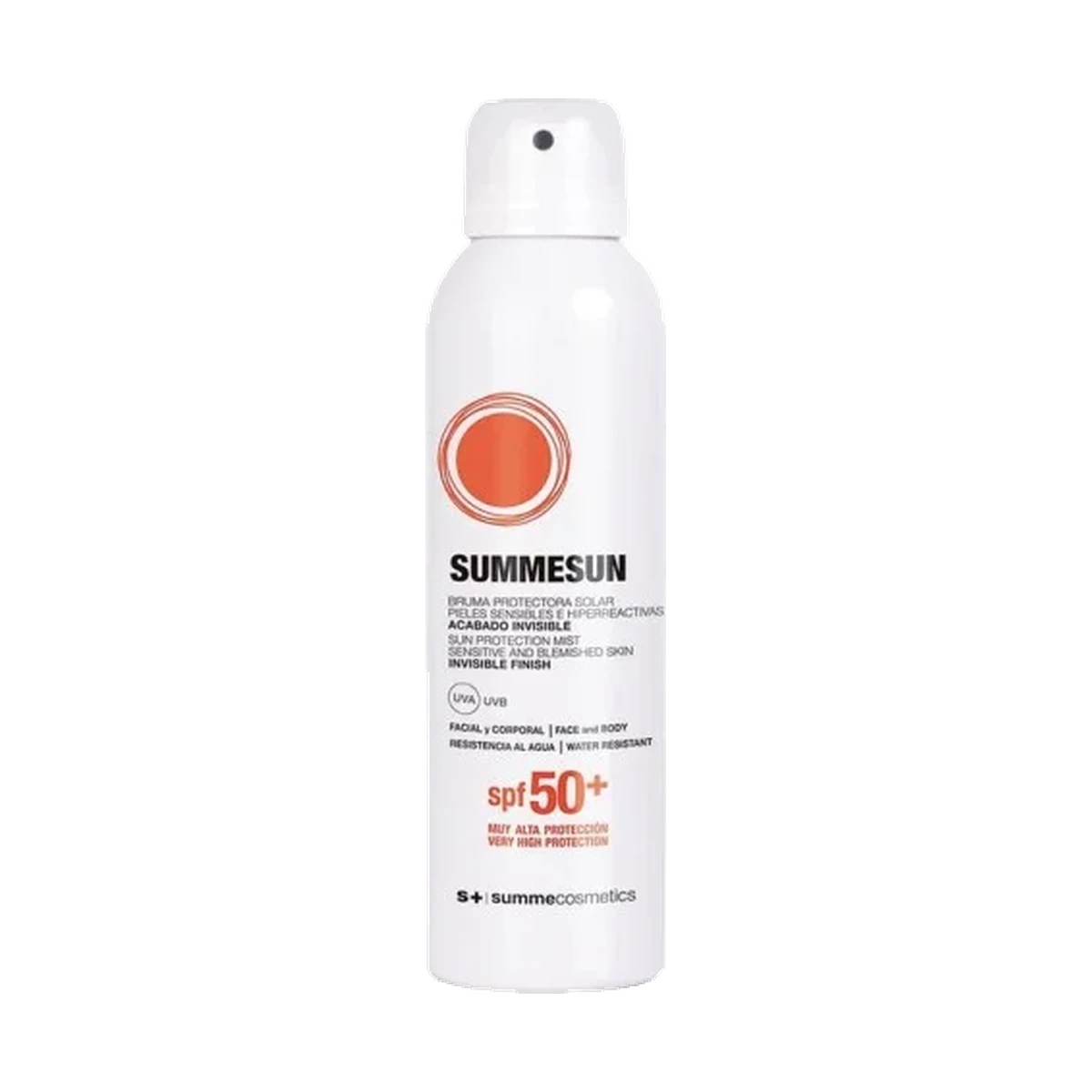 SummeCosmetics Солнцезащитный спрей-мист Summesun SPF50+ Sensitive and Blemished Skin, 200 мл